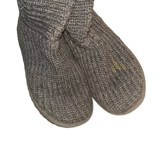 ugg austrailia tall gray sweater knit boots 8 - Picture 5 of 8